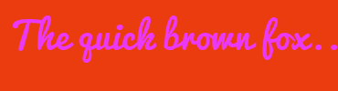 Image with Font Color EB38F5 and Background Color EB3C10